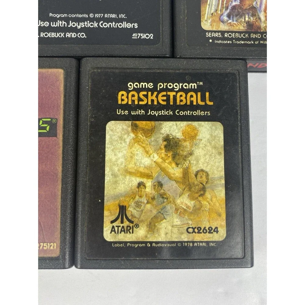 Atari 2600 Game Cartridge 5 Game Bundle